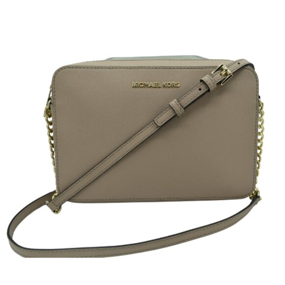 Michael Kors Saffiano  Leather Jet set Crossbody - Picture 1 of 6